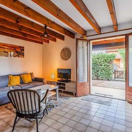 Maison Mitoyenne A Sanguinet, Proche Lac, Avec Jardin Et Wi-fi - Fr-1-521-269 سانغوينت