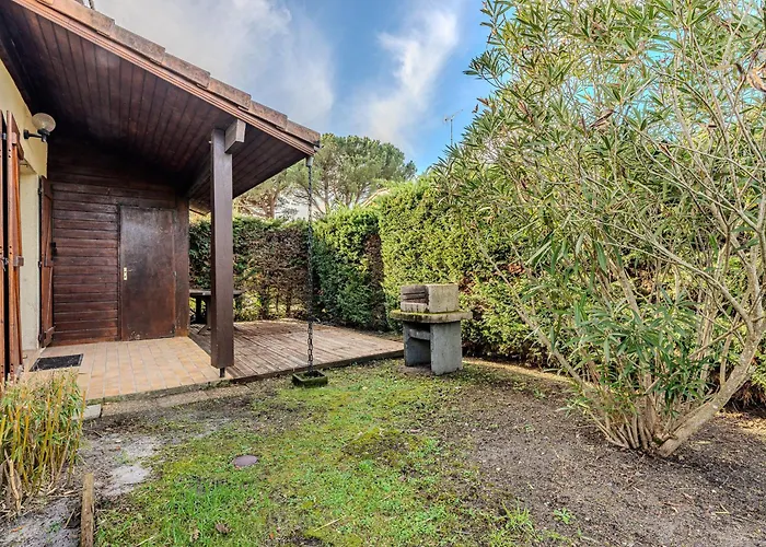 Maison Mitoyenne à Sanguinet, Proche Lac, Avec Jardin Et Wi-fi - Fr-1-521-269 *